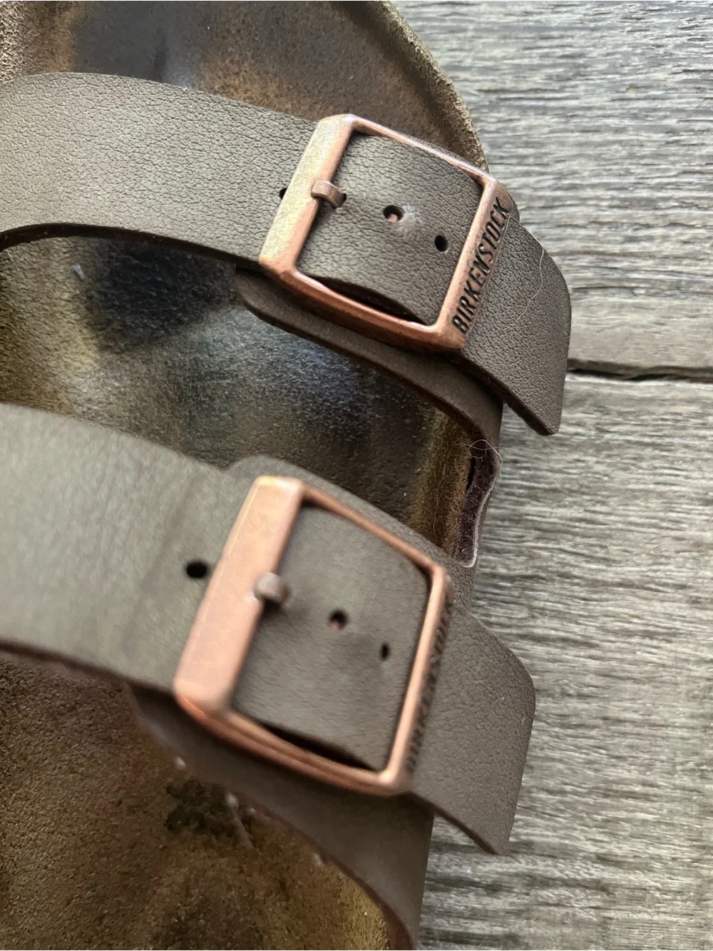 Birkenstock Arizona Double Strap Sandals in Brown - Picture 3 of 8